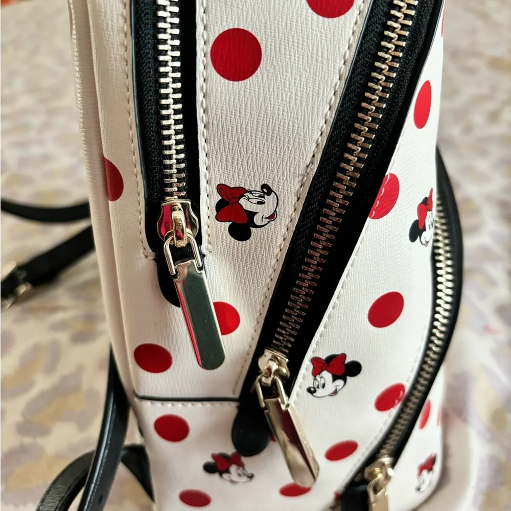 Kate Spade Minnie Mouse mini Backpack LIKE NEW - Picture 4 of 7